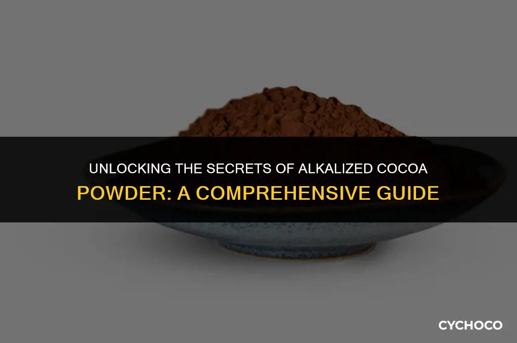 what is alkalized cocoa powder