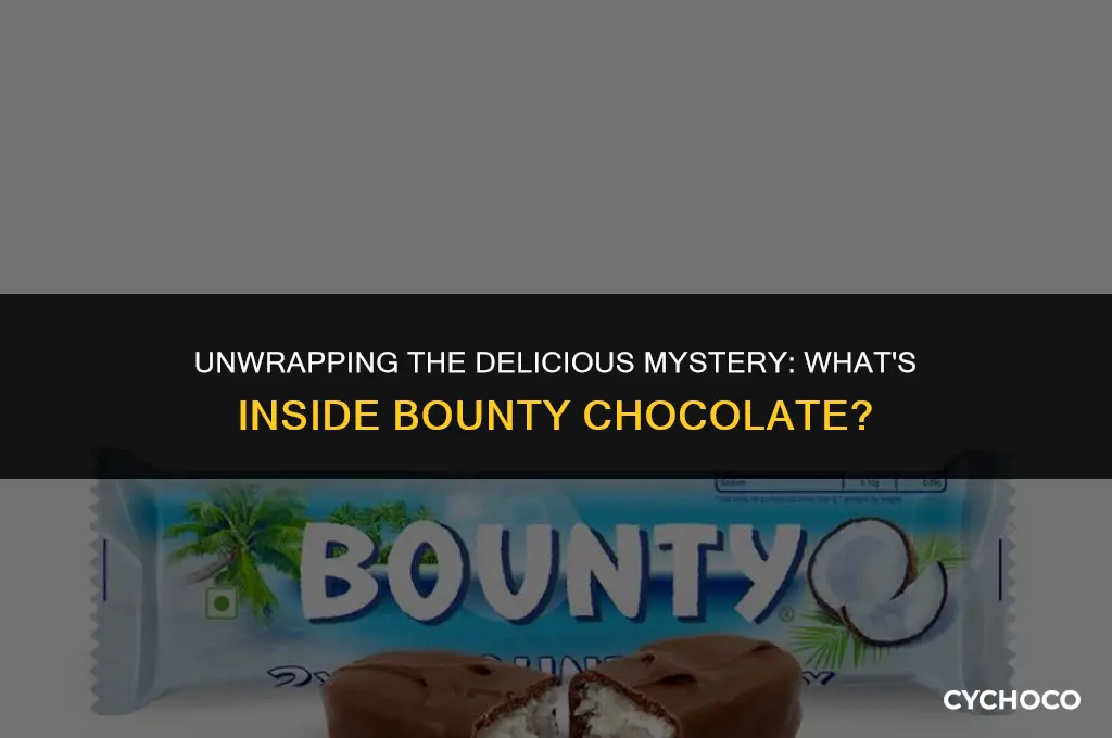 what is bounty chocolate made of