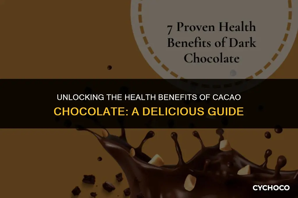 what is cacao chocolate good for