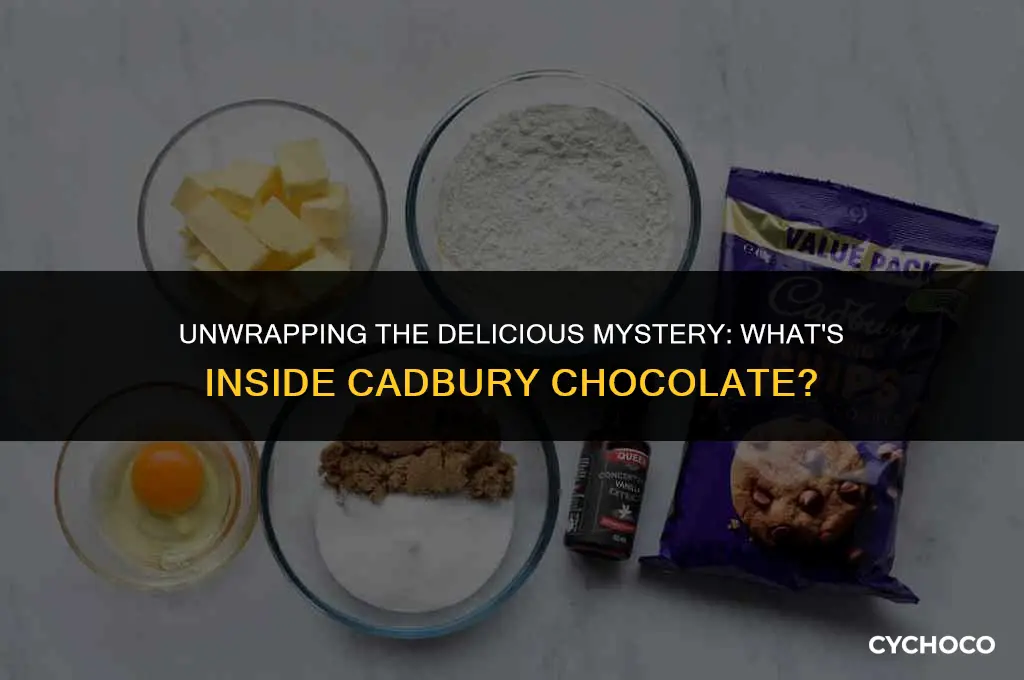 what is cadbury chocolate made of