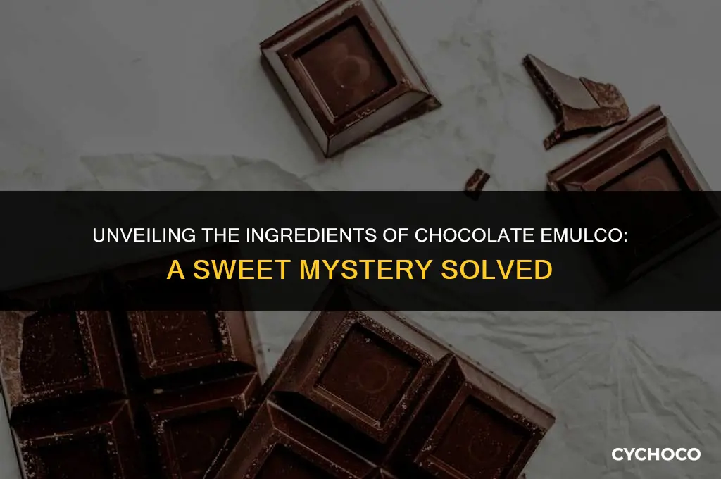what is chocolate emulco made of
