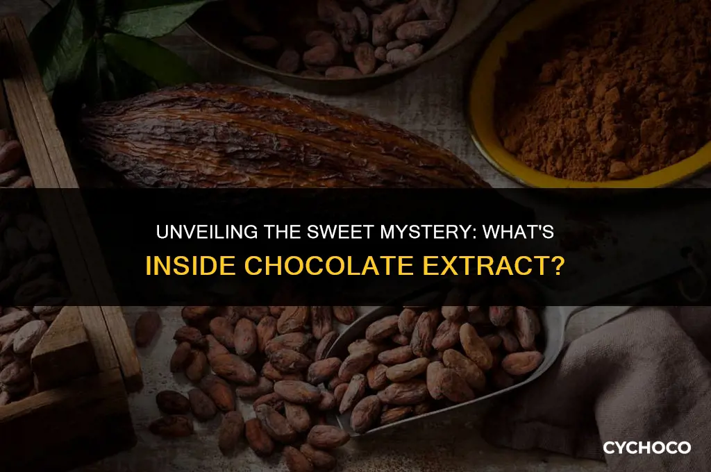what is chocolate extract made of