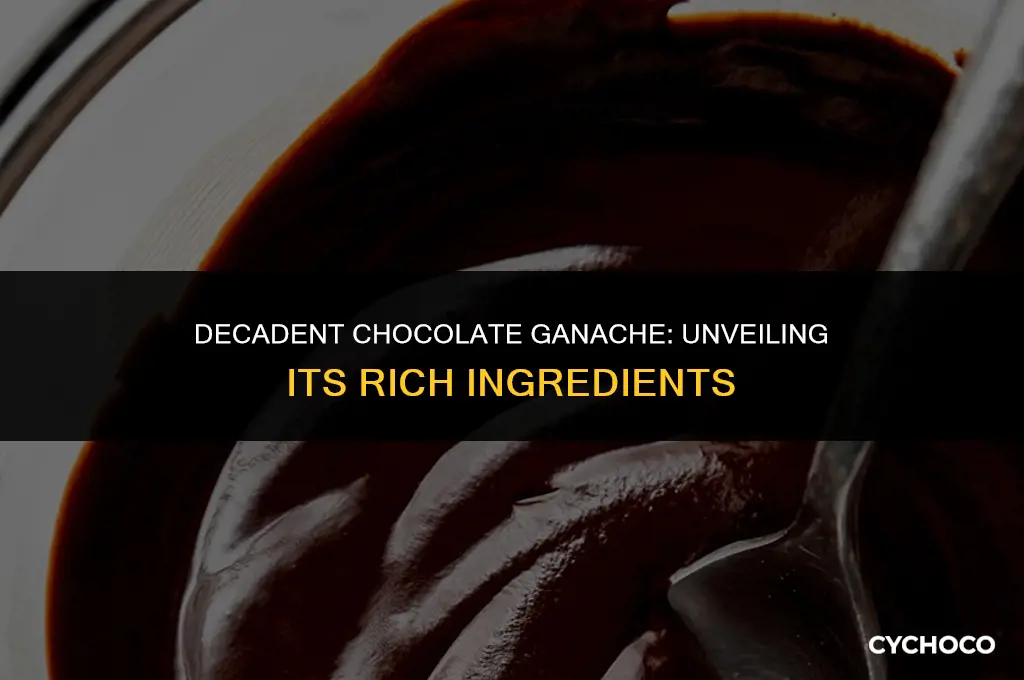 what is chocolate ganache made of