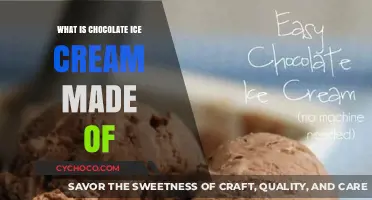 Delicious Chocolate Ice Cream: A Breakdown of Its Ingredients
