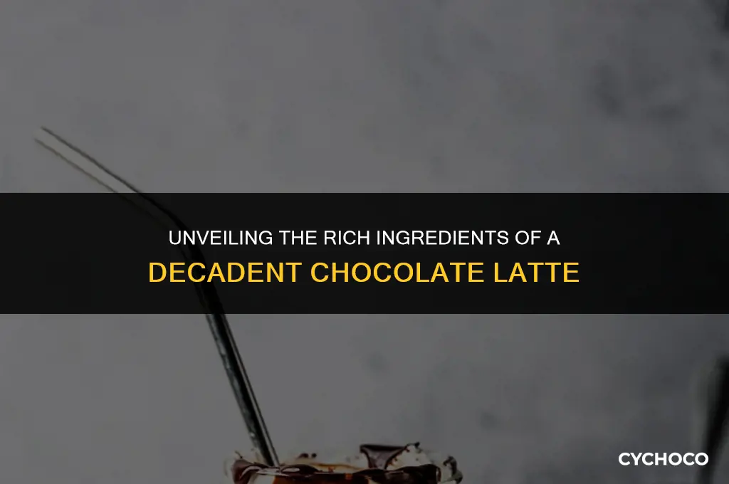 what is chocolate latte made of