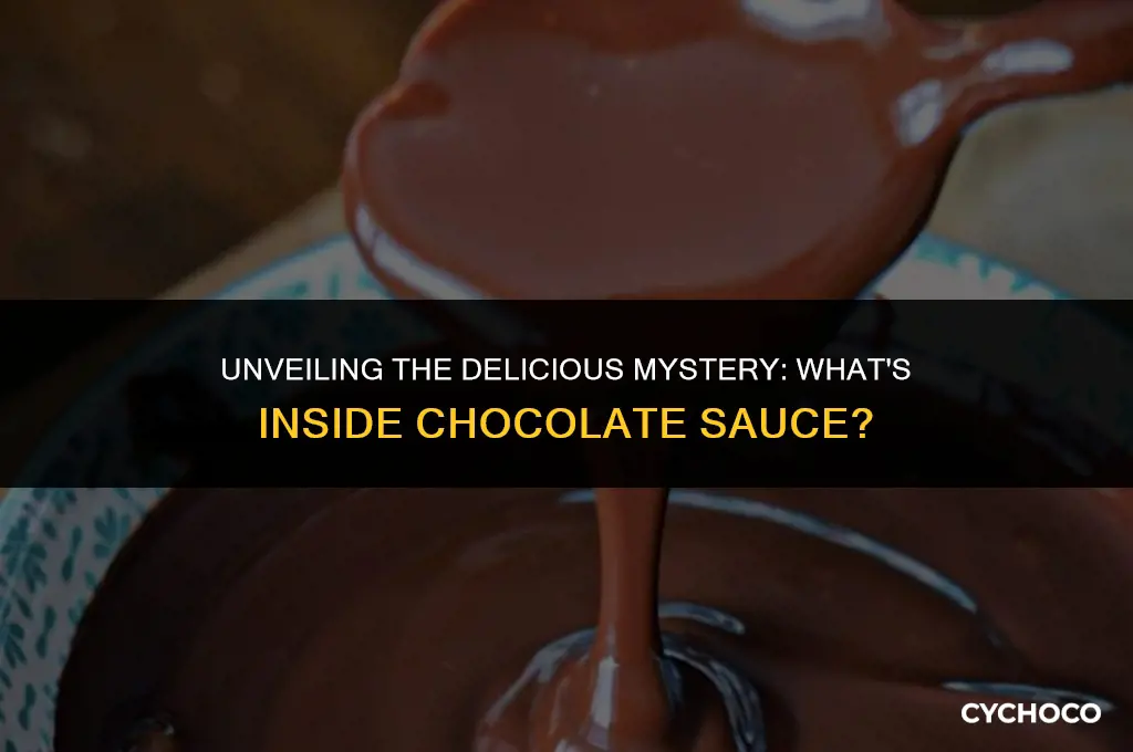 what is chocolate sauce made of