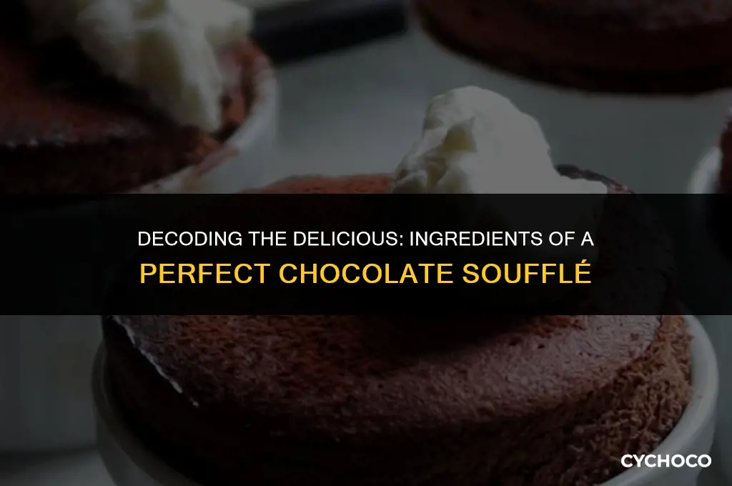 what is chocolate souffle made of