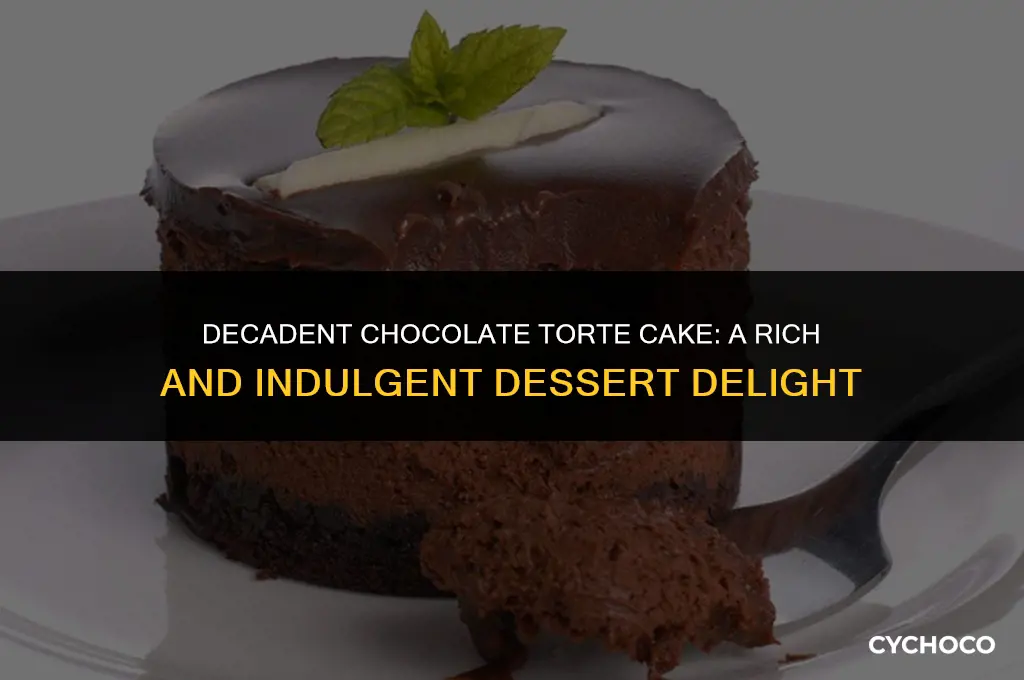 what is chocolate torte cake