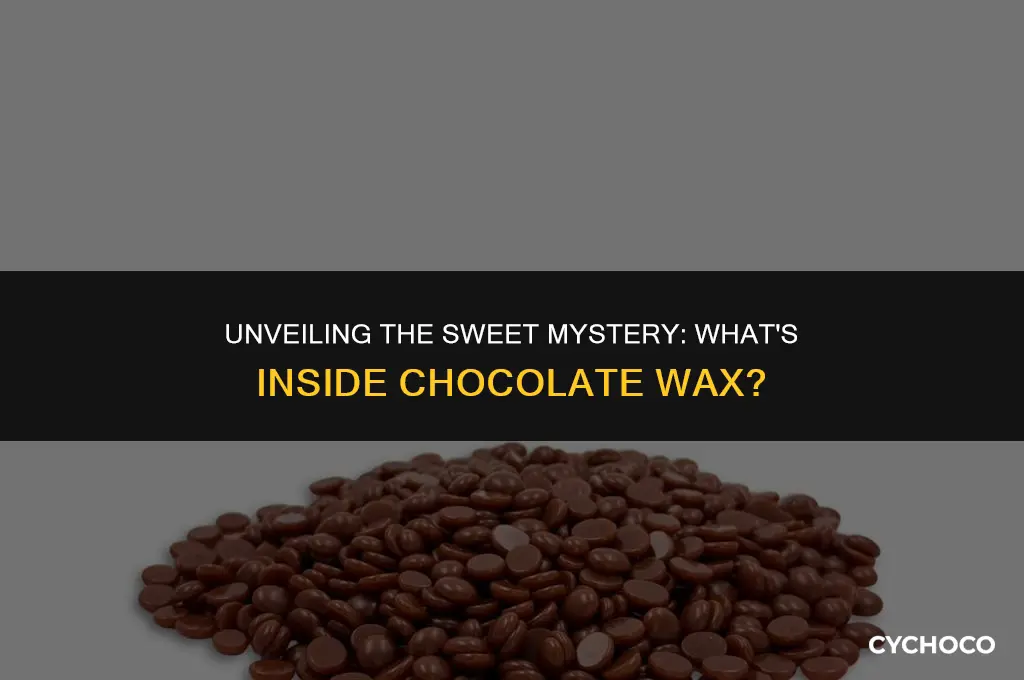what is chocolate wax made of