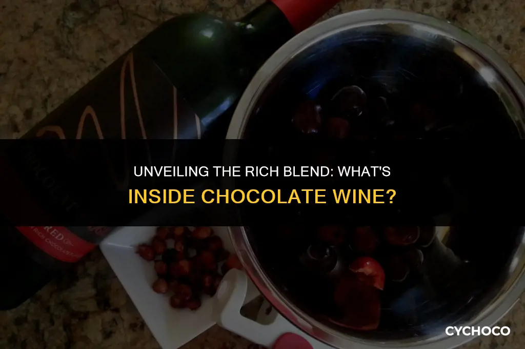what is chocolate wine made of