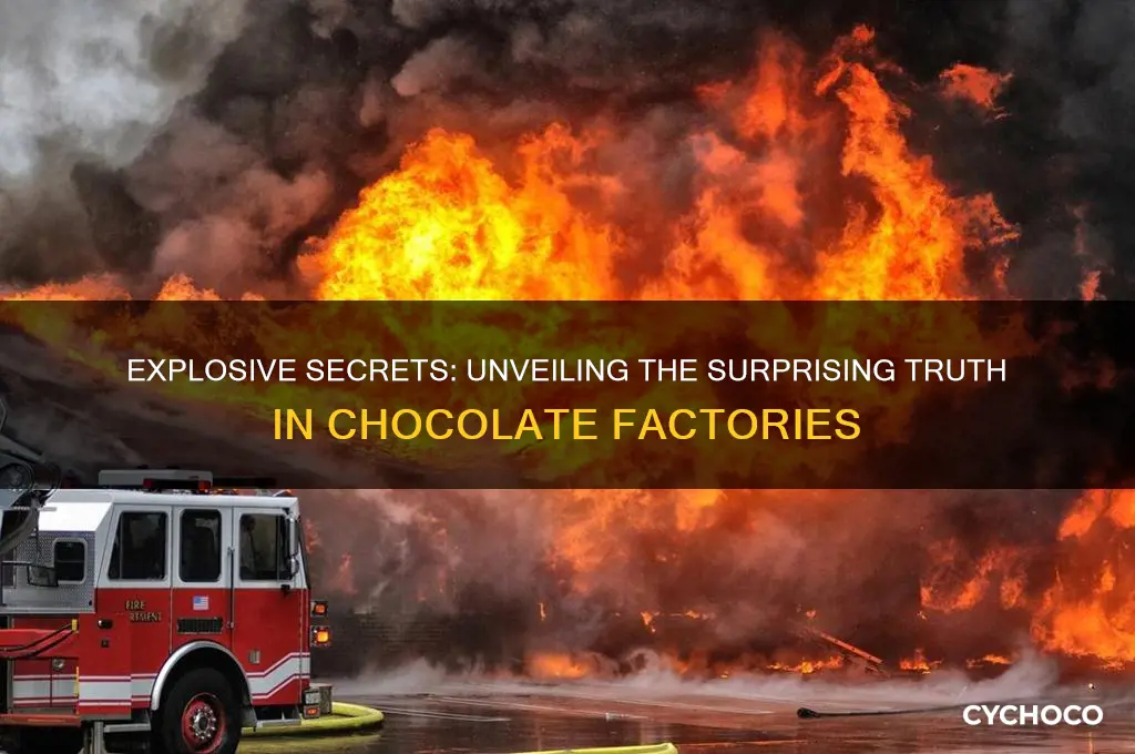 what is explosive in a chocolate factory