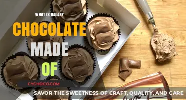 Unveiling the Cosmic Ingredients of Galaxy Chocolate
