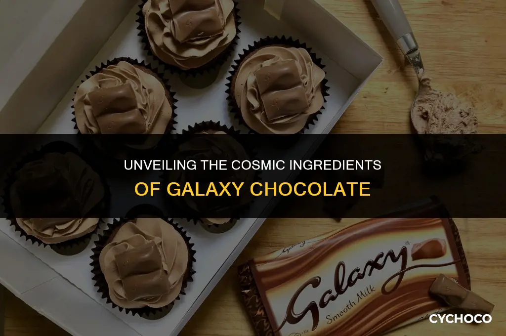 what is galaxy chocolate made of