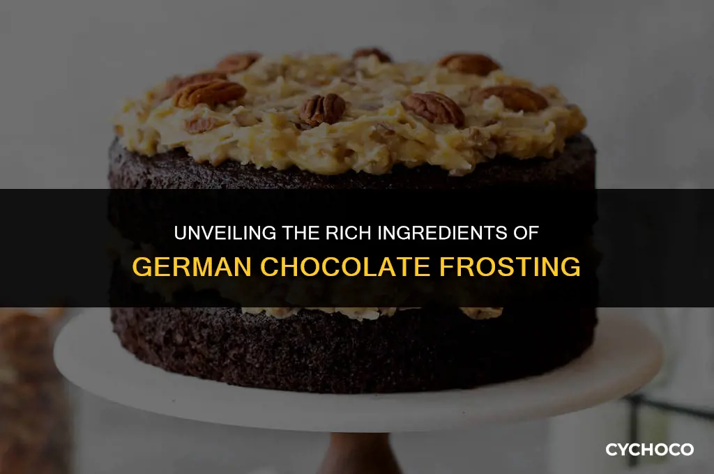 what is german chocolate frosting made of