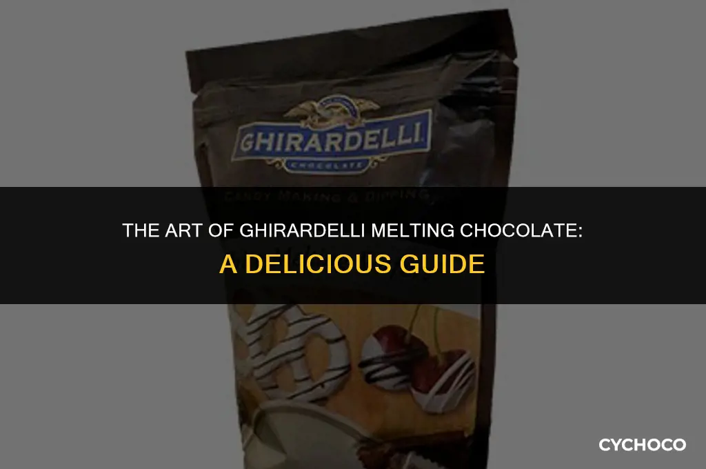 what is ghirardelli melting chocolate
