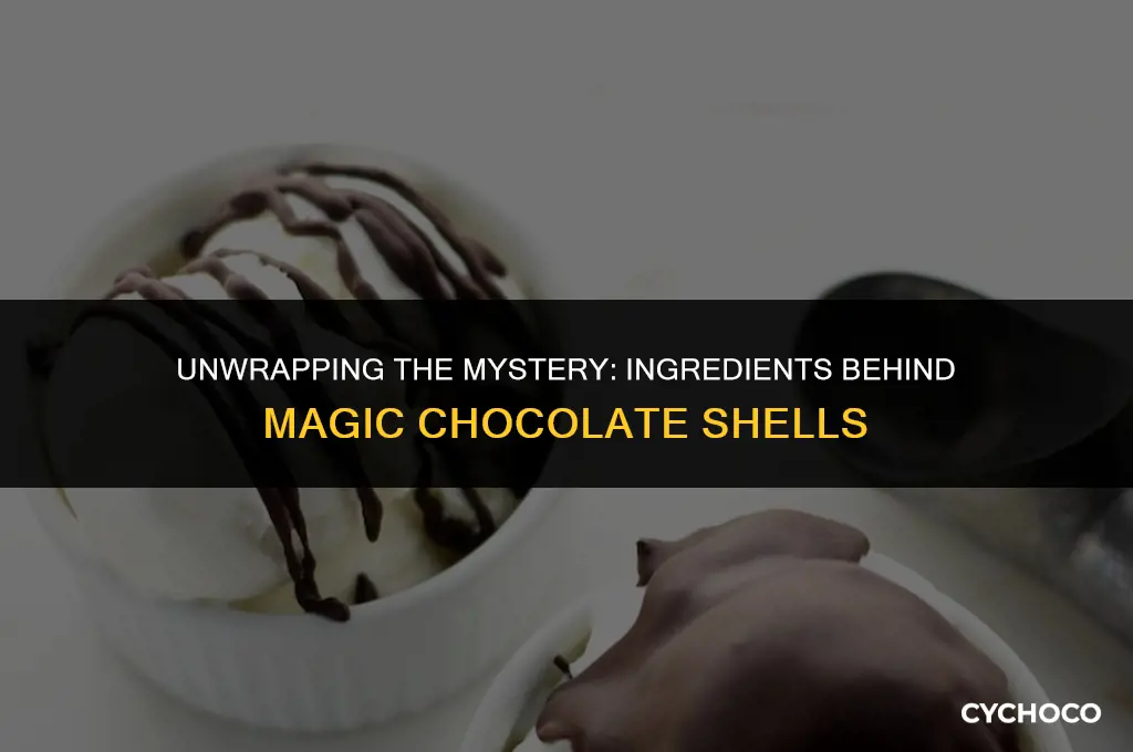 what is magic chocolate shell made of