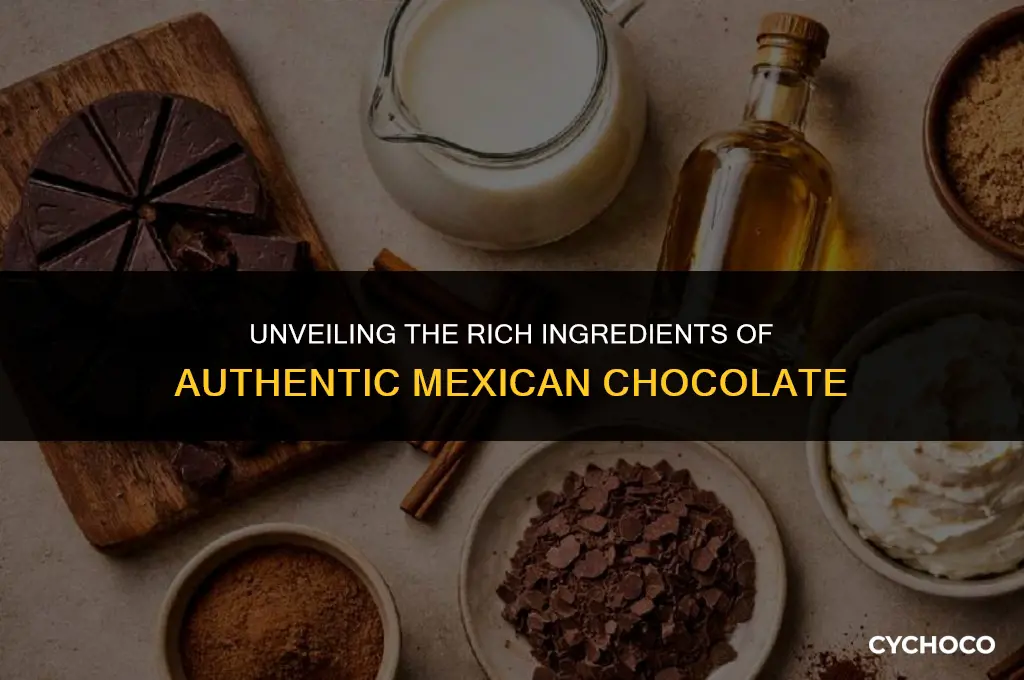 what is mexican chocolate made of