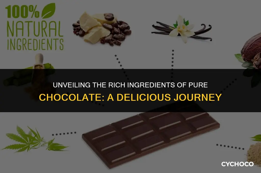 what is pure chocolate made of