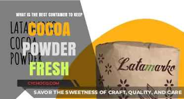 The Ultimate Guide to Keeping Cocoa Powder Fresh: Top Containers Revealed