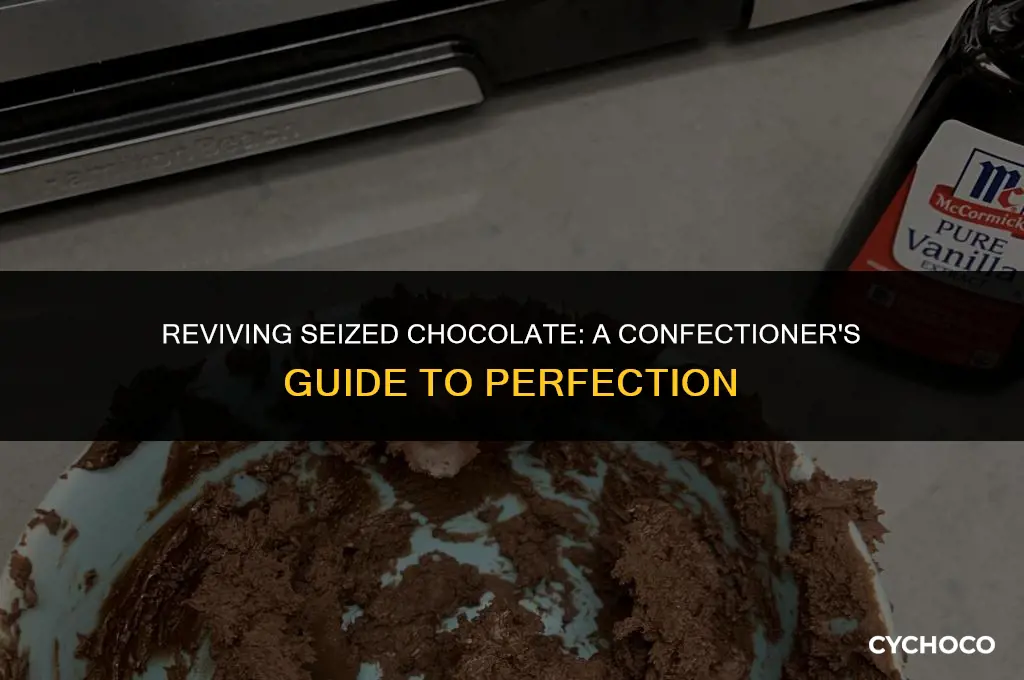 what is the best way to fix seized melted chocolate