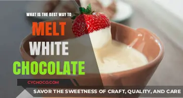 Mastering the Art of Melting White Chocolate: A Beginner's Guide