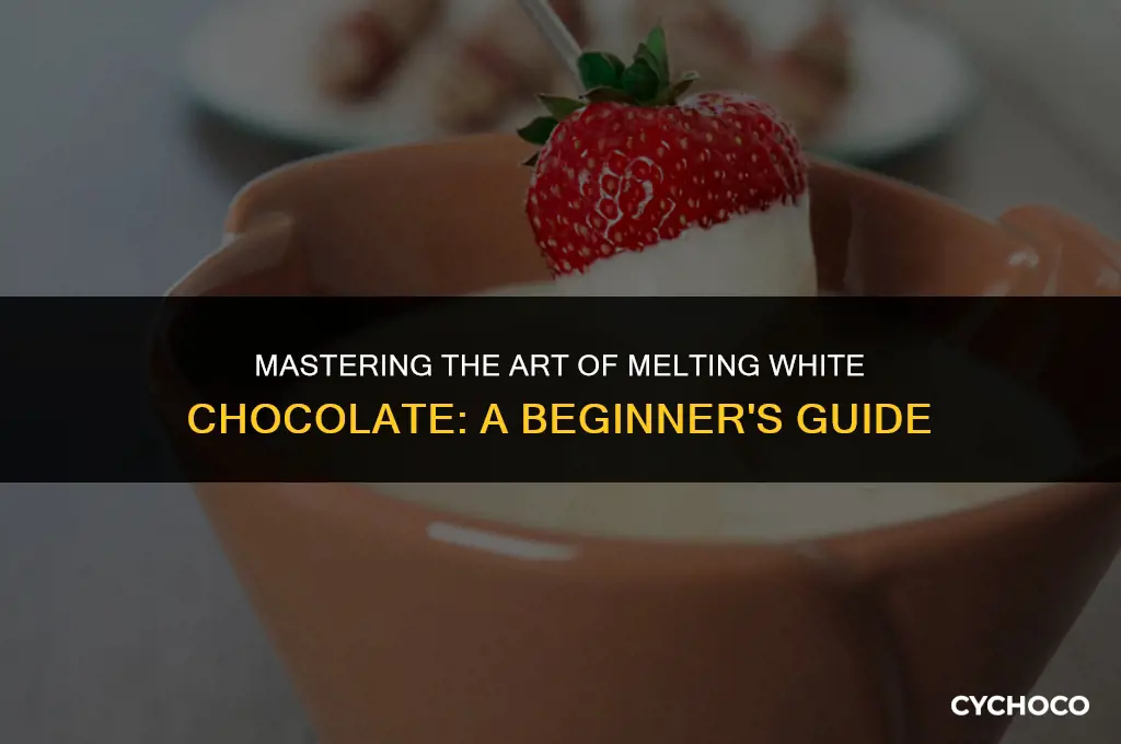 what is the best way to melt white chocolate