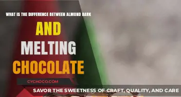 Decoding the Sweet Dilemma: Almond Bark vs. Melting Chocolate