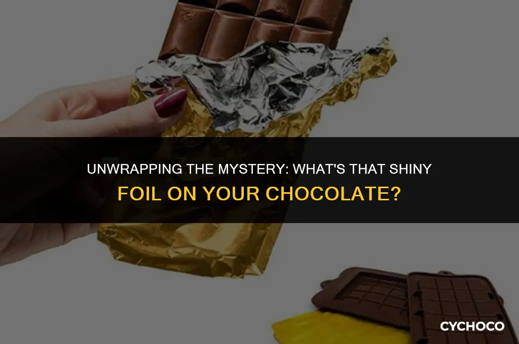 what is the foil on chocolate made from