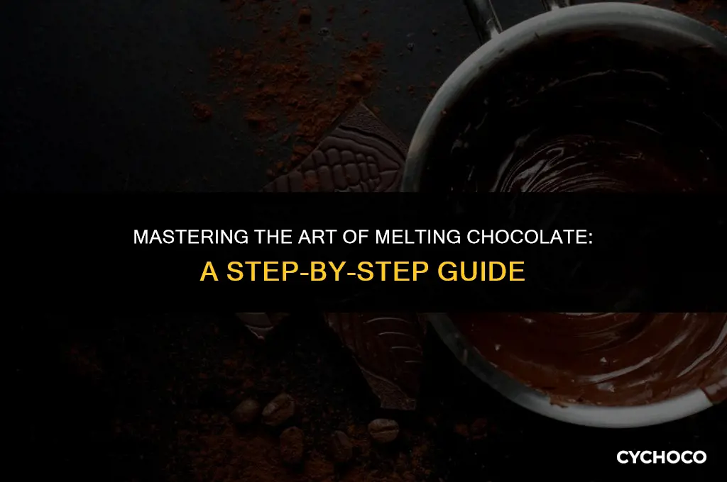 what is the proper way in melting chocolate