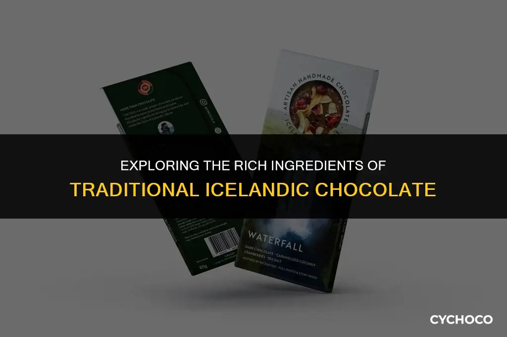 what is traditional icelandic chocolate made out of