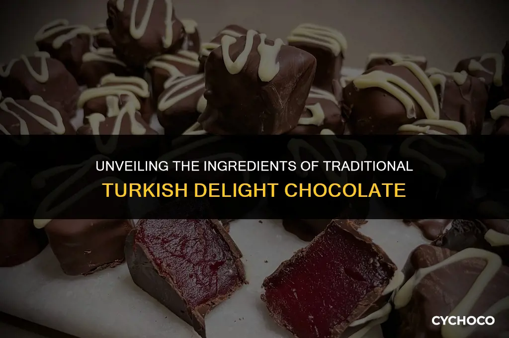 what is turkish delight chocolate made of