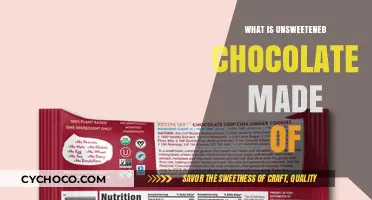 Exploring the Rich Ingredients of Unsweetened Chocolate