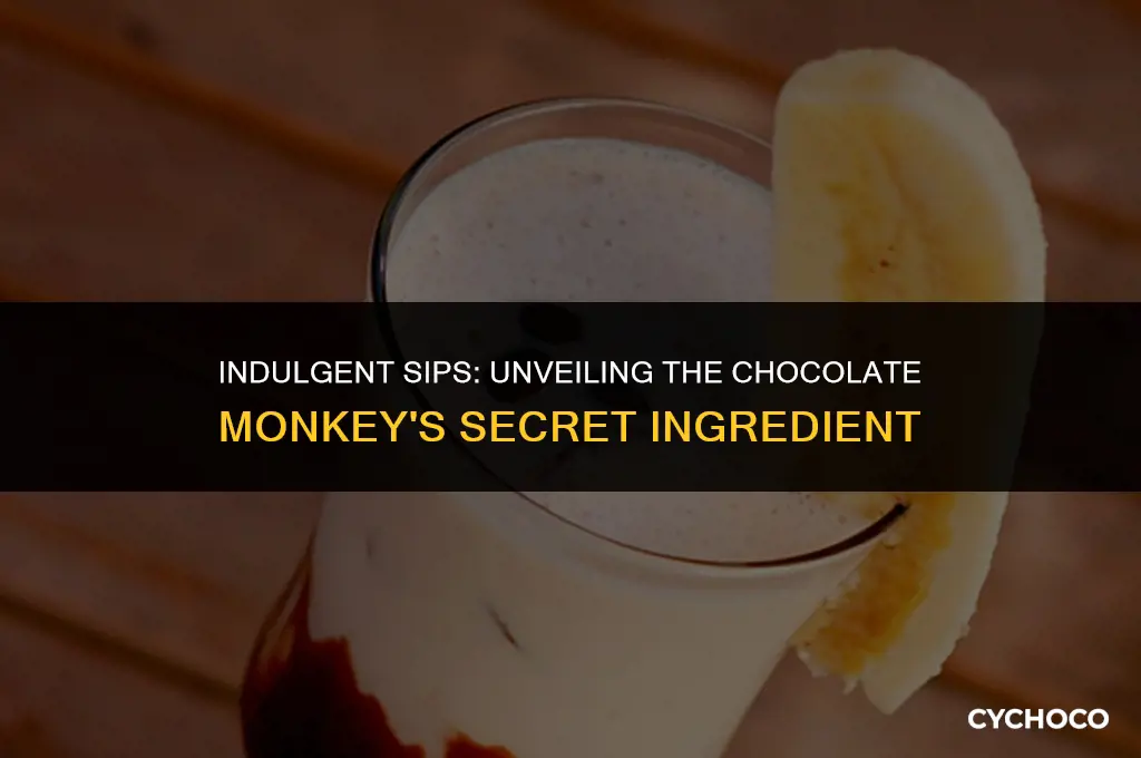 what liquor is a chocolate monkey made with