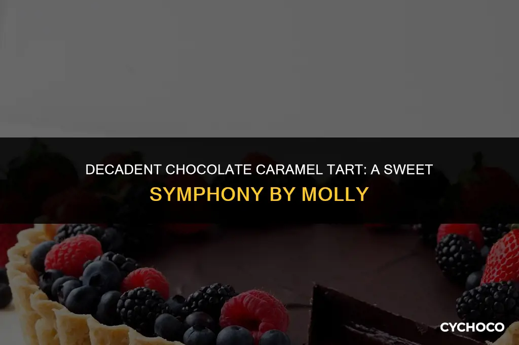 what molly made chocolate caramel tart