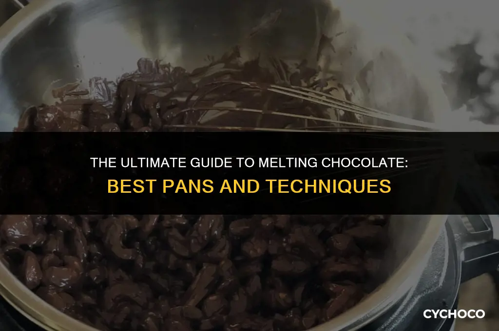 what pan should i melt chocolate in