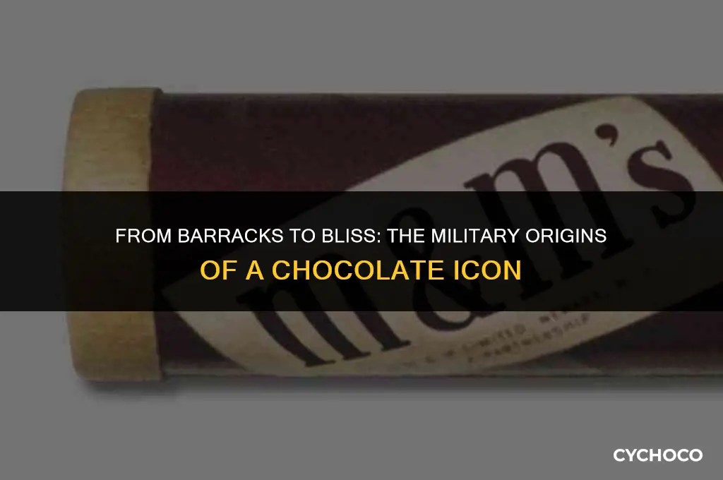 what popular chocolate candy was made for the armed forces