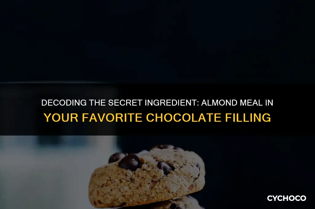 what popular chocolate filling is made of almond meal