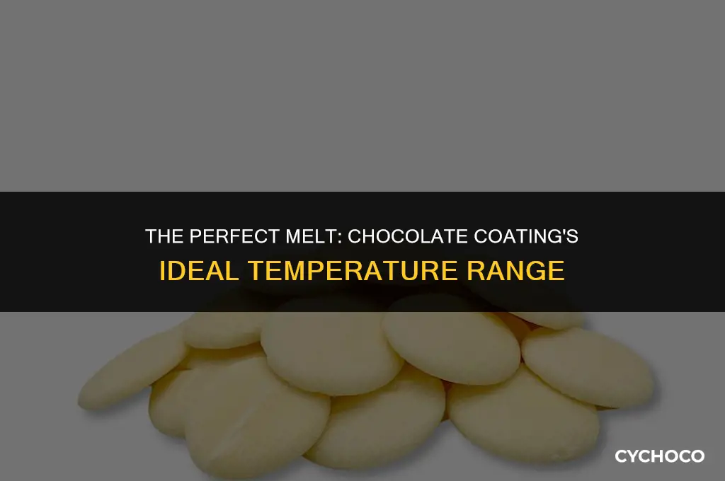 what temp does chocolate coating melt