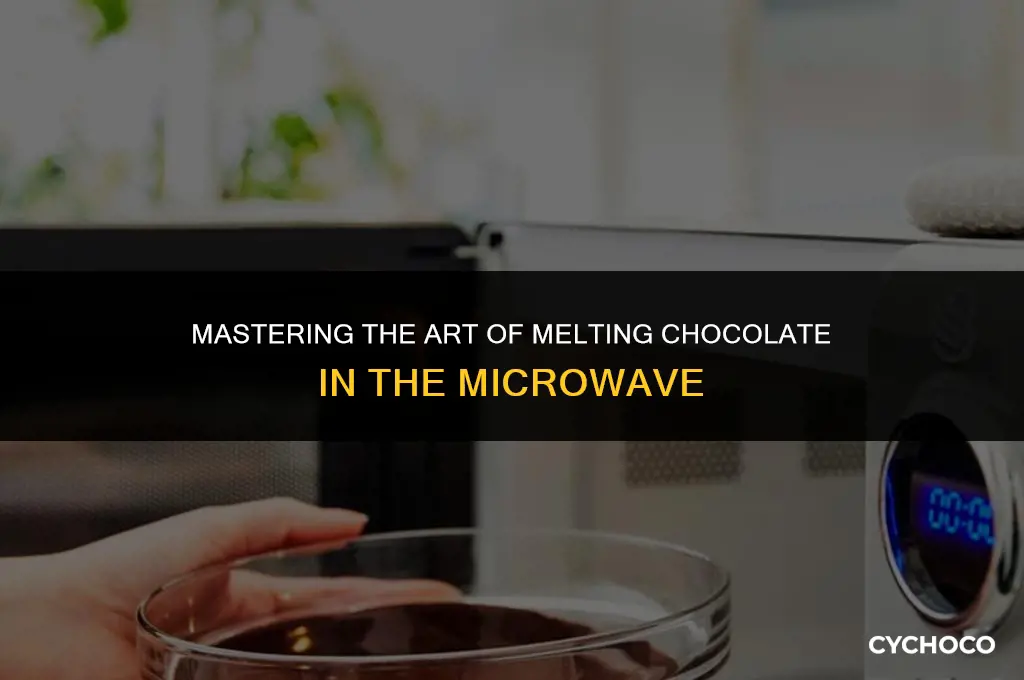 what temp to melt chocolate in microwave