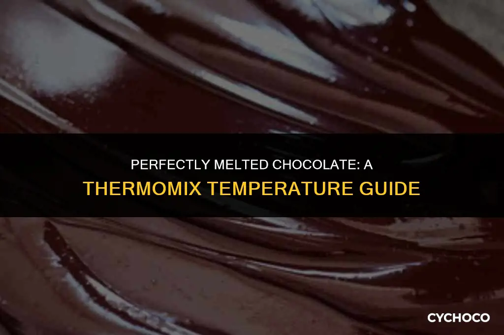 what temp to melt chocolate in thermomix
