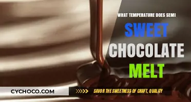 The Perfect Melt: Semi-Sweet Chocolate's Ideal Temperature