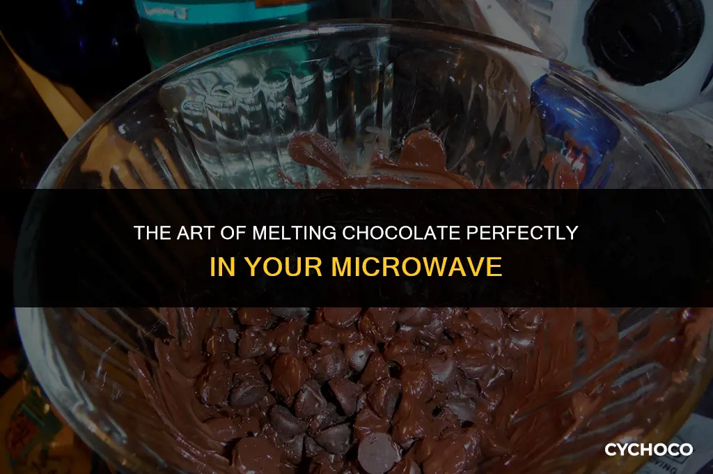what the best way to melt chocolate in microwave