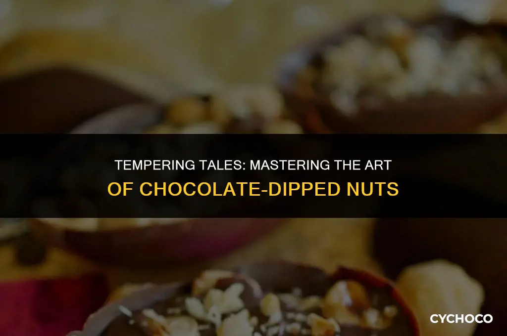 what to do after nuts are in melted chocolate