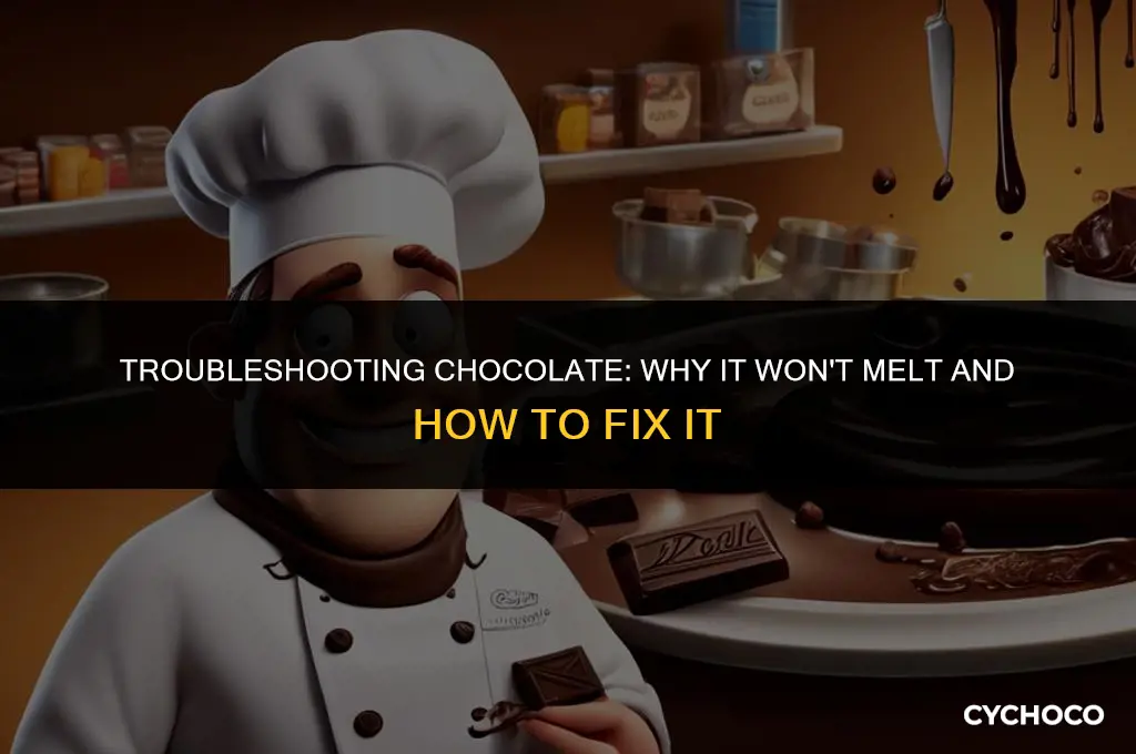 what to do if chocolate doesn
