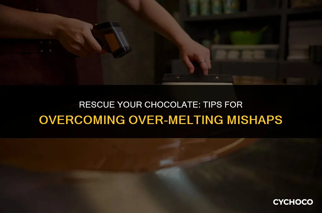 what to do if you over melt chocolate