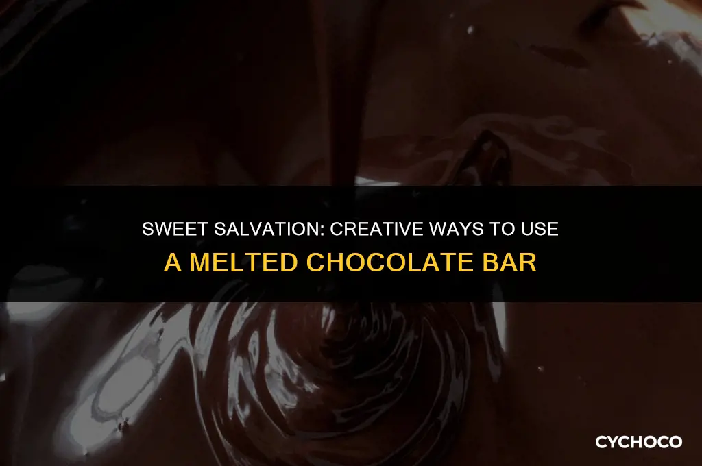 what to do with melted chocolate bar