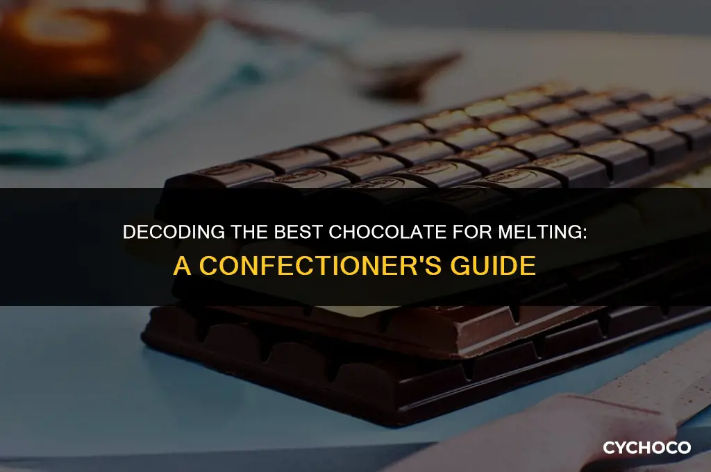 what types of chocolate use for melting