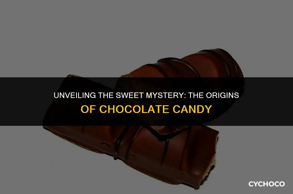 what was the first chocolate candy ever made