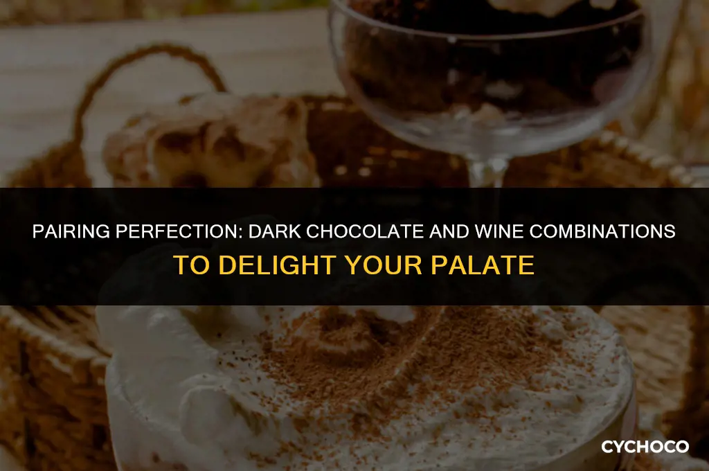 what wine goes with dark chocolate