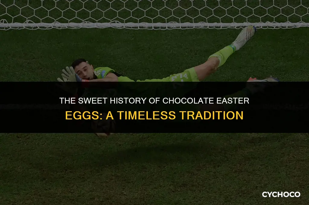 what year was the first chocolate easter egg made
